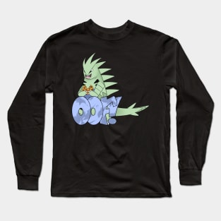 Dinosaur Oof Design Long Sleeve T-Shirt